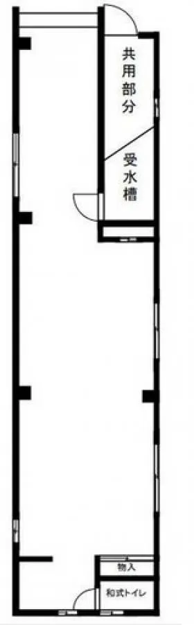 前川ビルの基準階図面