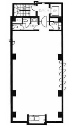 北村ビルの基準階図面