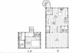 フロムファースト赤坂ビルの基準階図面