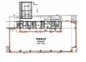 HF桜通ビルの基準階図面