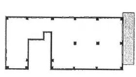 ジョリーメゾン甲良町ビルの基準階図面