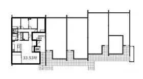 ヴィラソレイユビルの基準階図面