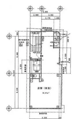 DB上野3ビルの基準階図面