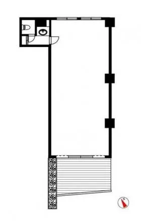 トップ浅草ビルの基準階図面