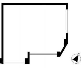 イースタンホームズ猿楽ビルの基準階図面