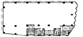 早稲田駅前ビルの基準階図面