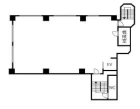 小室ビルの基準階図面