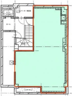 ジャスミン六本木ビルの基準階図面