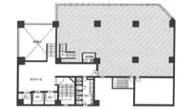 サンサーラ第5御苑ビルの基準階図面