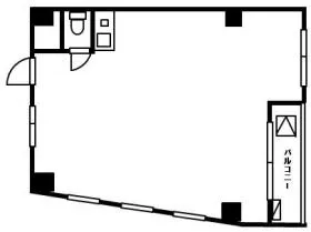 新根岸拾番館ビルの基準階図面