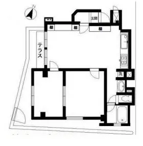 グリーンパーク原宿ビルの基準階図面
