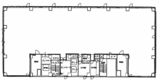 南新宿SKビル 4F 257.16坪（850.11m<sup>2</sup>） 図面
