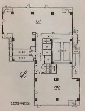 ナイスアーバン鶴見中央ビルの基準階図面