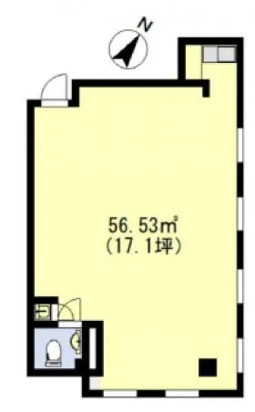 ロアジス文京ビルの基準階図面