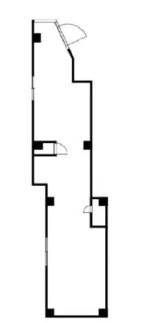 PLUMARK TOGOSHIビルの基準階図面