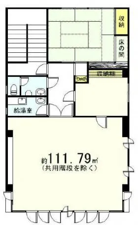 東京鋳物会館の基準階図面