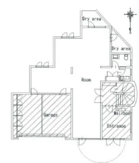 リスティア中目黒ビルの基準階図面