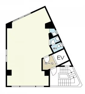 横川ビルの基準階図面