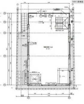 ハーベスト恵比寿ビルの基準階図面