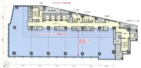 神戸阪急ビル東館の基準階図面