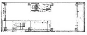 銅版ビルの基準階図面
