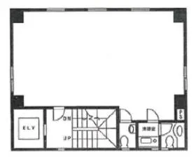 第2飯塚ビルの基準階図面