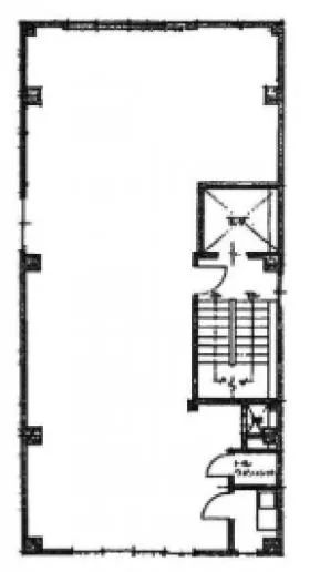 八丁堀MSビルの基準階図面