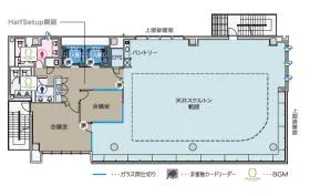 島津山PREXビルの基準階図面