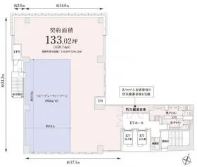 RBM神田ビルの基準階図面