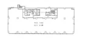 山陽ビル本館ビルの基準階図面
