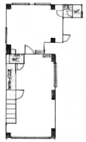 日浦ビルの基準階図面