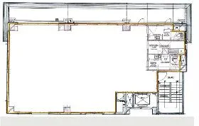 赤坂光洋ビルの基準階図面