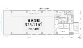 PMO浜松町Ⅱビルの基準階図面