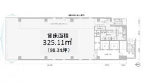 PMO浜松町Ⅱビルの基準階図面
