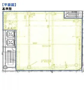 (仮称)Le Eco 千葉駅前ビルの基準階図面