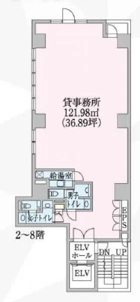 ヨシヤ日本橋ビルの基準階図面