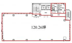 ガーデンキューブ渋谷神南(仮称:神南一丁目計画)の基準階図面