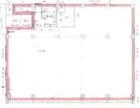 陽栄銀座ビルの基準階図面