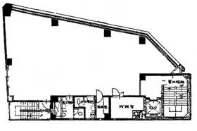 Crobis錦糸町ビルの基準階図面