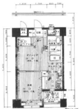 エスポワール銀座東の基準階図面