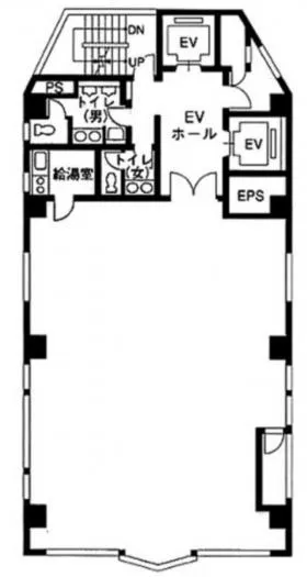 VORT白金台ビルの基準階図面