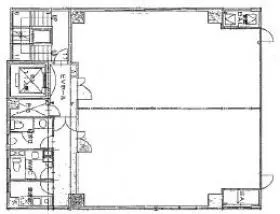 コスモプラスビルの基準階図面