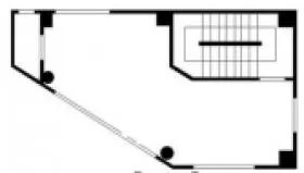 三軒茶屋駅商業ビルの基準階図面
