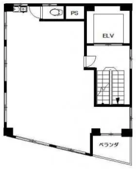 正田ビルの基準階図面