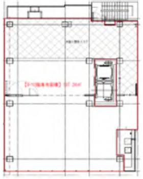 (仮称)銀座6丁目並木通り開発計画ビルの基準階図面