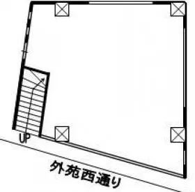 篠塚ビルの基準階図面