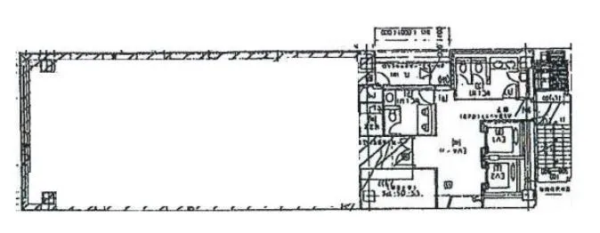 数寄屋橋ビルの基準階図面