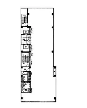 近鉄京橋スクエア(旧京橋スクエア)の基準階図面