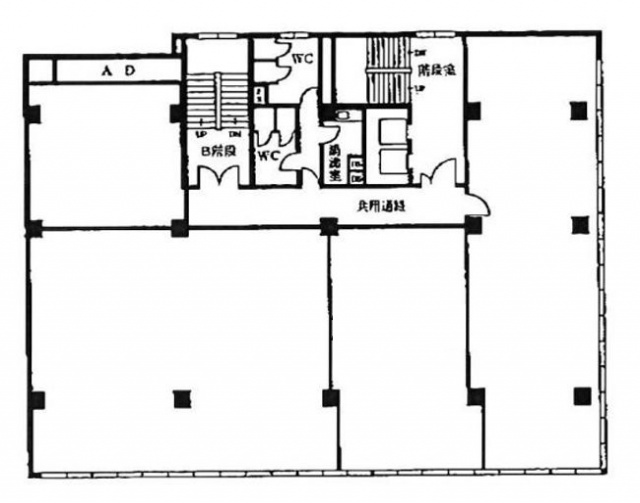 銀座風月堂 5F 122.44坪（404.75m<sup>2</sup>）：基準階図面