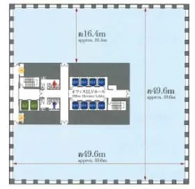 東京ダイヤビルディング5号館の基準階図面